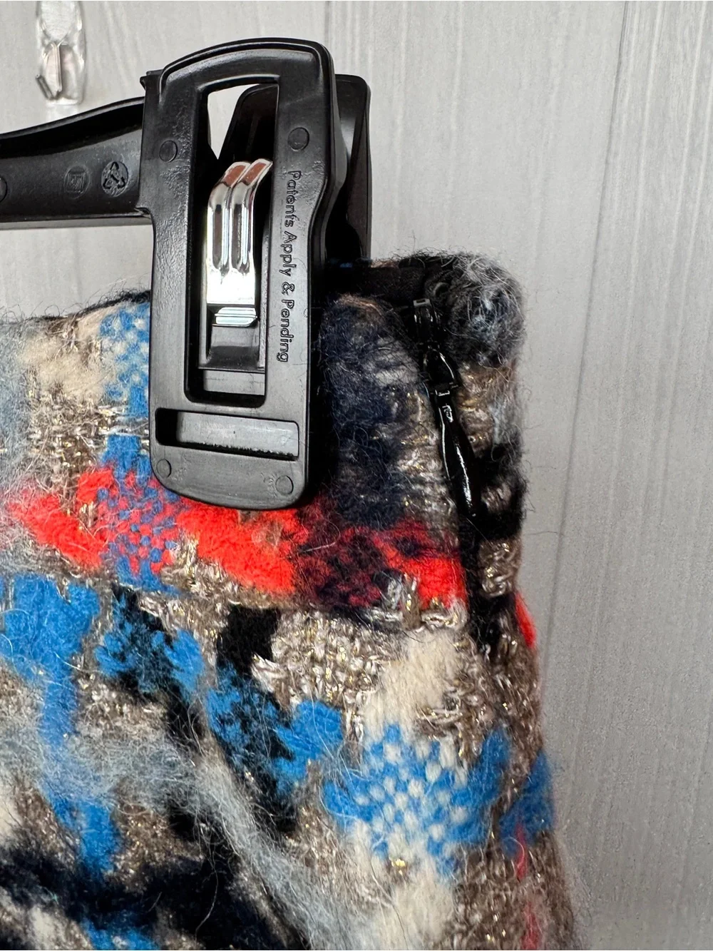 Milly Wool Mohair Alpaca Blend Tweed Skirt Women's Designer Textured 2